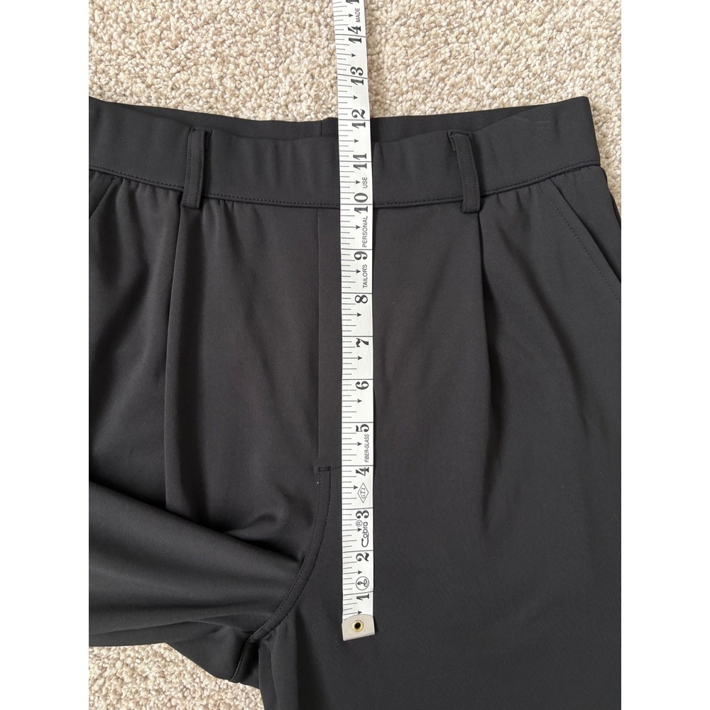 Halara Gorpcore Pull on High Waisted Wide Leg Pleated Black Trousers XS Regular - Picture 4 of 6